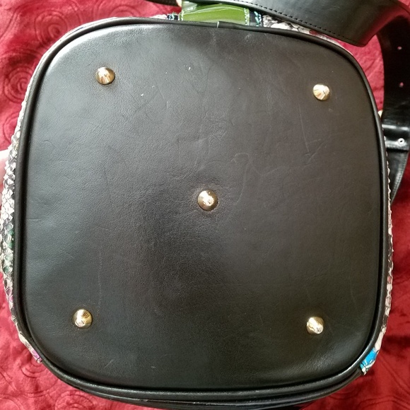 Marino Orlandi~ Rainbow 🌈 Python Sling/Bucket Bag - Picture 3 of 8